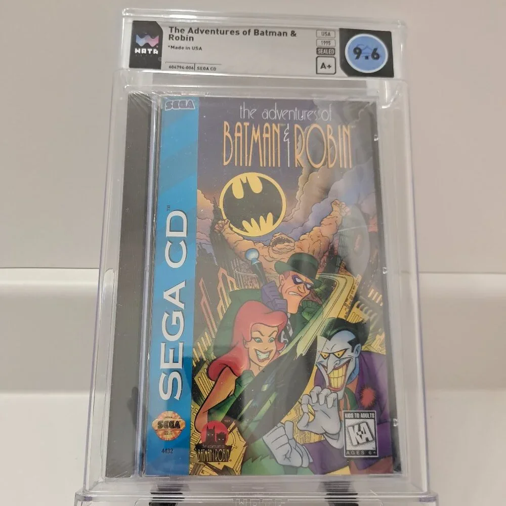 Adventures Of Batman & Robin (Sega CD) WATA 9.6 A++ NEW Factory Sealed MINT!